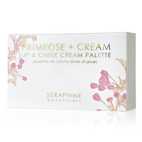 SERAPHINE BOTANICALS Primrose + Cream - Lip & Cheek Cream Palette - Picture 3 of 4